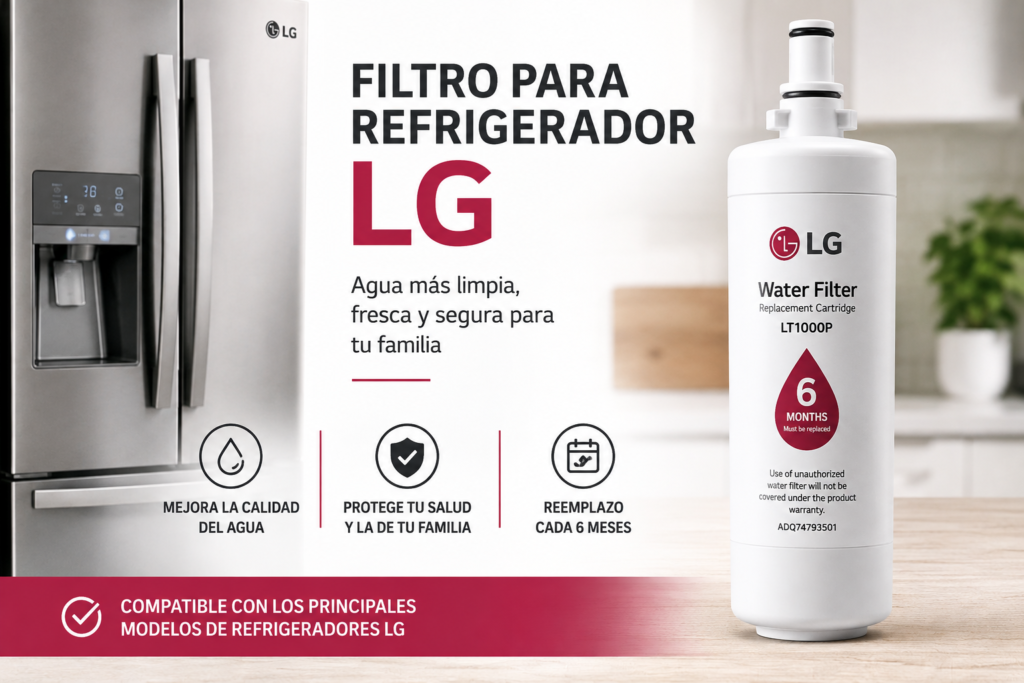 Filtro para refrigerador LG compatible