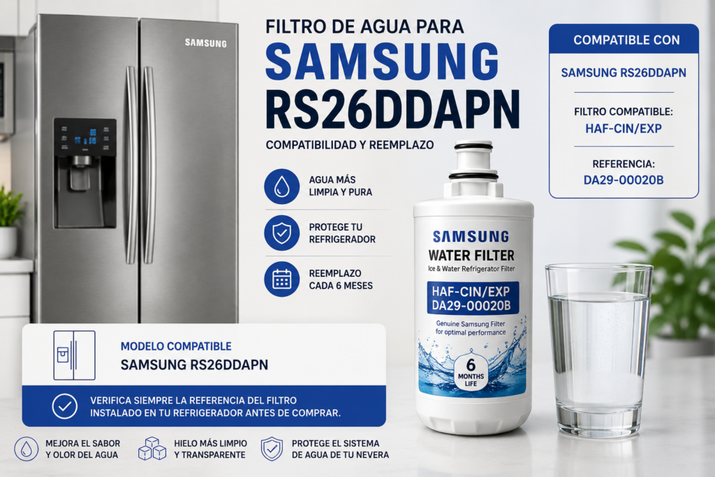 Filtro Samsung RS26DDAPN HAF-CIN DA29-00020B